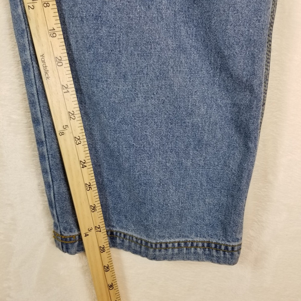 Unionbay Denim Overalls Womens Medium Blue Vintage Carpenter Utility Relaxed Fit - Picture 9 of 10